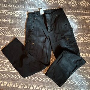 Carhartt Men's Black Cargo Utility Pants 32x32